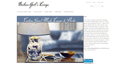 Desktop Screenshot of barbaragailslamps.com